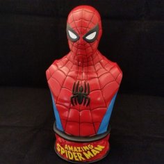 VINTAGE SPIDER-MAN BUST 3D Printer Model