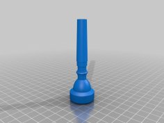 1-1/2C Bach Trumpet Mouthpiece 3D Printer Model