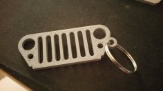 Remixed Jeep Grille Keychain 3D Printer Model