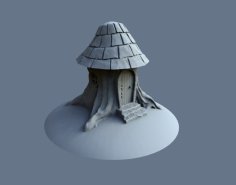 Tree Stump House 3D Printer Model