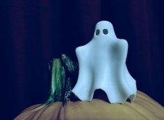 Cute Ghost 3D Printer Model