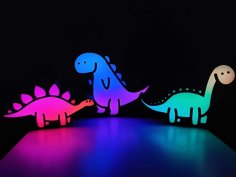 Dino Night Light (add Programmable Leds And Arduino) 3D Printer Model