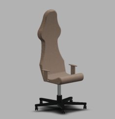 Computer Gaming Chair 3D Printer Model