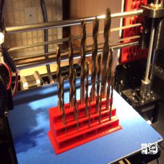 Drill-bit Stand 3D Printer Model