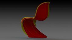 Panton Chair 3D Printer Model