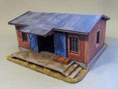 Train Depot 3D Printer Model