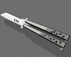 Balisong (Butterfly) Knife For Practice 3D Printer Model