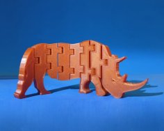 Flexi Rhino 3D Printer Model