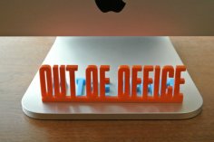 Desk Sign 3D Printer Model