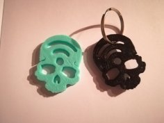 WifiSkull Keychain-wifisfuneral 3D Printer Model