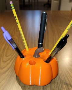 Pumpkin Pen Holder 3D Printer Model