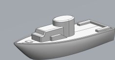 Toy Boat 3D Printer Model