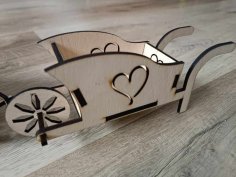 Laser Cut Wheelbarrow