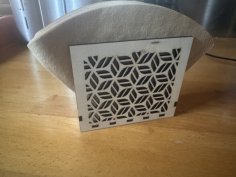 Laser Cut Napkin Holder DXF File