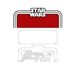 Laser Cut Star Wars Background SVG File