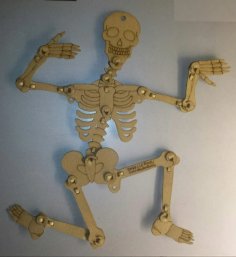 Laser Cut Articulated Skeleton SVG File