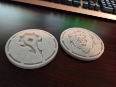 World Of Warcraft Coasters 3D Printer Model