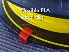 Flexible PLA Spool Clip (1.75mm) 3D Printer Model