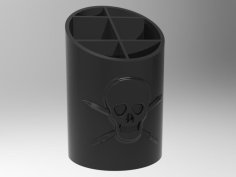 Skull Office Organizer 3D Printer Model