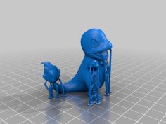 Charmender Presupported 3D Printer Model