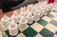 Low Poly Pokemon Chess Set 3D Printer Model