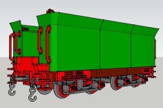 Tender Locomotora Baldwin 3D Printer Model