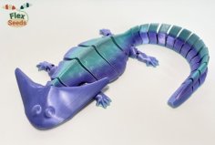 Flexi Diplocaulus(print-in-place) 3D Printer Model