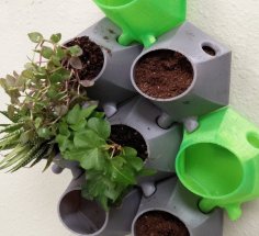 Wallony Vertical Planters 3D Printer Model