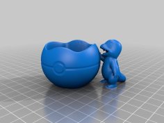 Charmander Planter With Drain 3D Printer Model