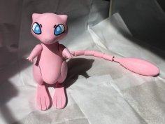 1:1 Articulated Mew 3D Printer Model