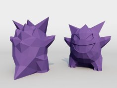 Gengar LowPoly 3D Printer Model