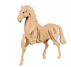 3D-Puzzle Horse 3D Printer Model