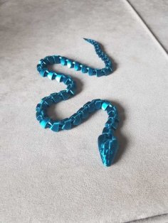 Articulated Snake V8 (bigger Head) 3D Printer Model