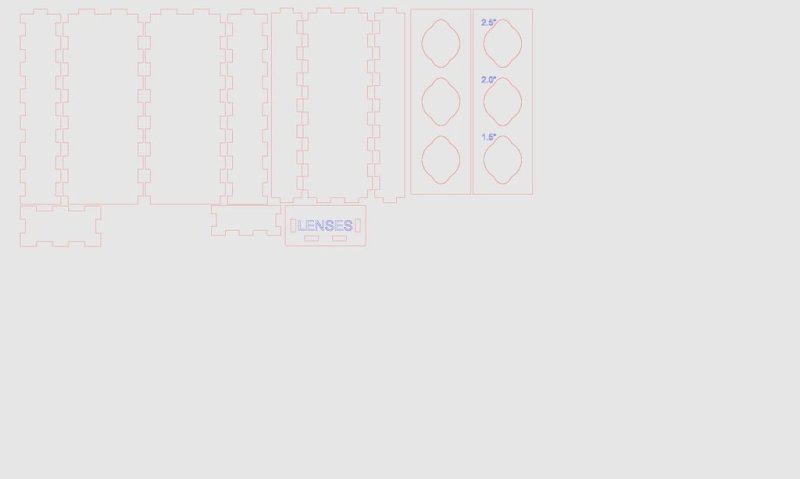 Laser Cutter Lens Drawer