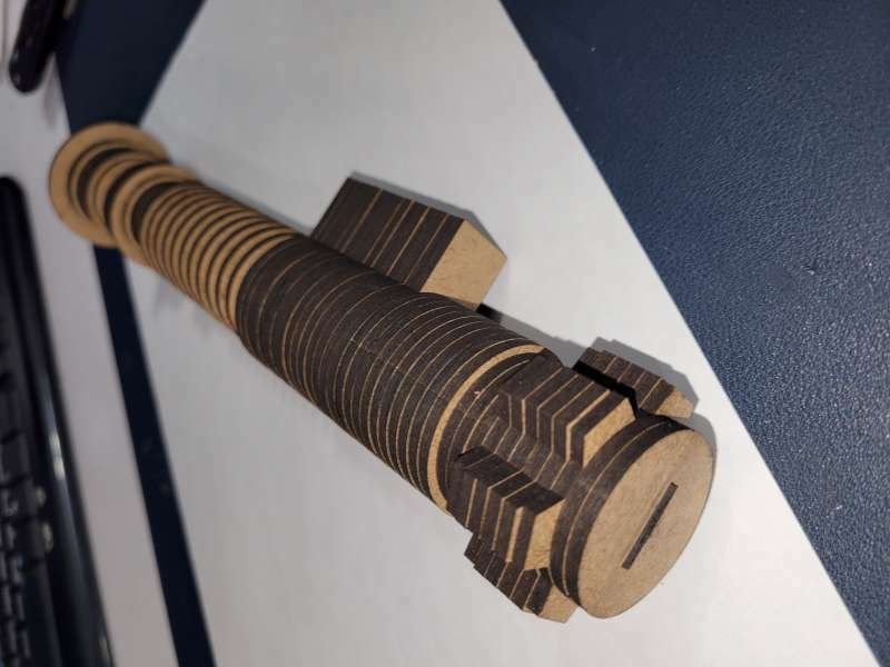 Laser Cut Light Saber Hatch 3mm