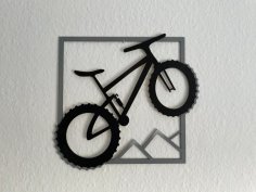 Laser Cut Bike Wall Art