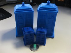 Parametric Tardis 3D Printer Model