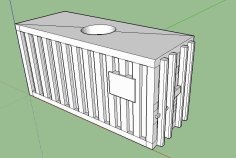 Shipping Container For Brio Wagon 3D Printer Model