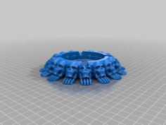 NICOTINE DEATH ASHTRAY 3D Printer Model