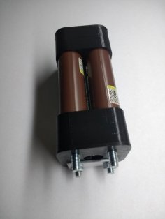 18650 2×2 Battery Holder 3D Printer Model