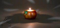 Pumpkin Candle Holder 3D Printer Model