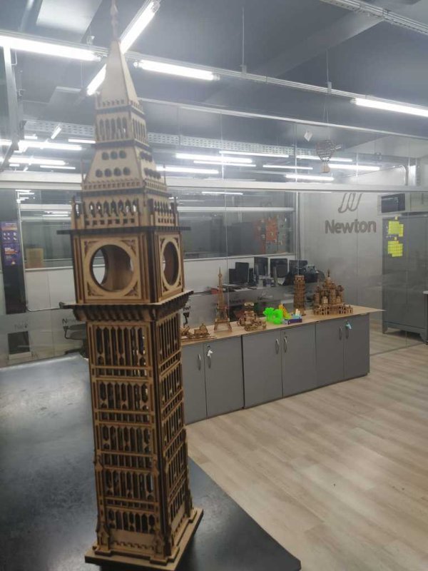 Laser Cut Big Ben 3D Puzzle 860mm