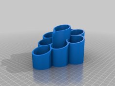 Penholder Tilted 2 3D Printer Model