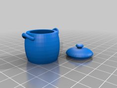 Doll’s House Stock Pot 1/12th 3D Printer Model