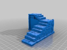 Old Quarters Outside Staircase 3D Printer Model