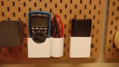 Ikea Skadis Brymen Multimeter Container 3D Printer Model