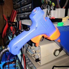 Hot Glue Gun Holster – STL And Parametric Fusion 360 Files 3D Printer Model