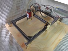 Laser Cutter/Engraver With Laser Cutted And 3D Printed Parts 3D Printer Model