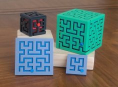 Slide Fidget – Hilbert’s Curve 3D Printer Model