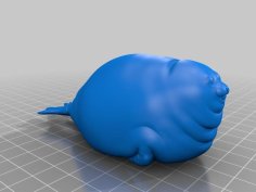 Fat Seal 3D Printer Model